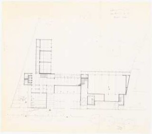 Evangelische Schule, Berlin-Charlottenburg: Grundriss Erdgeschoss ca. 1:200, (von Inv.nr. 38935)