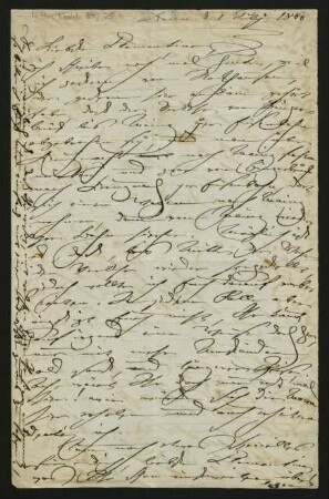 Brief an Clementine Bargiel ; 01.07.1866