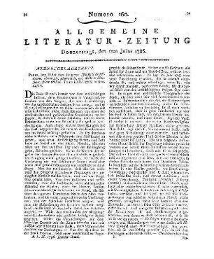 Journal de médecine, chirurgie, pharmacie. T. 64. Paris: Didot 1785
