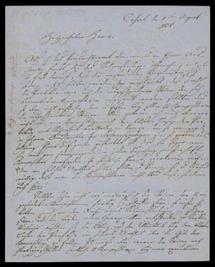 Brief von Louis Spohr an Johann Philipp Petsch