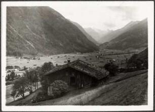 Österreich, Neustift im Stubaital. Blick über Neustift