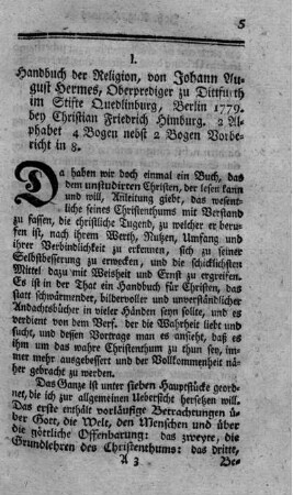 Handbuch der Religion.