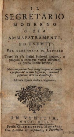 Il segretario moderno