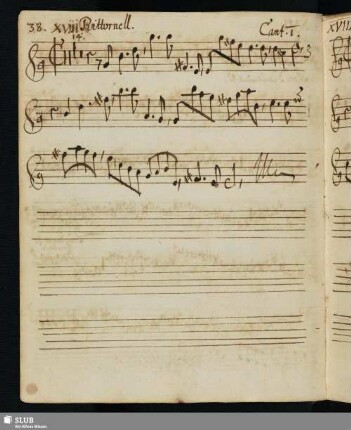 XVIII. Anonymus: [Dialogues?] Ritornell
