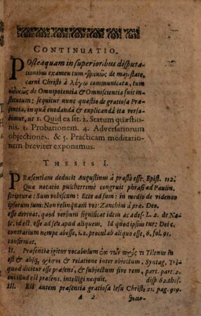 De Gratiosa Totius Christi Praesentia