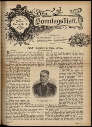 Ausgabe vom Sonntag, den 25. November 1900.