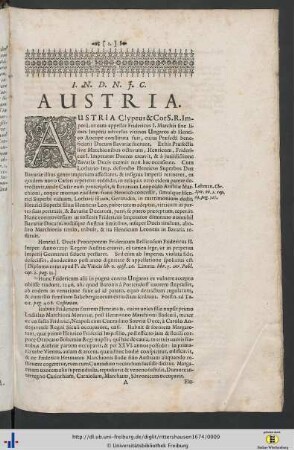 Archiduces Austriae & Reges Hispaniarum / Portugalliae.