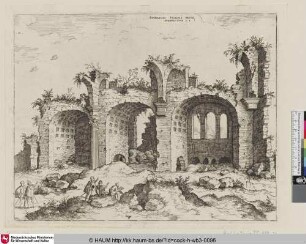 Ruinarum Templi Pacis Prospectus .I.