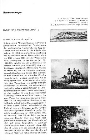 Neuerwerbungen