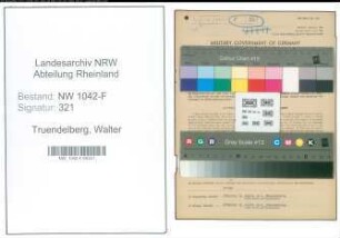 Entnazifizierung Walter Truendelberg , geb. 02.12.1906 (Zollbeamter)