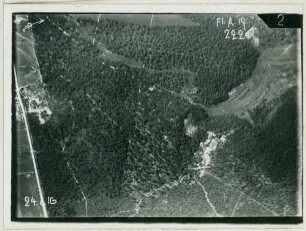Foto des Geländes um das Laute-Lager (Luftbild)
