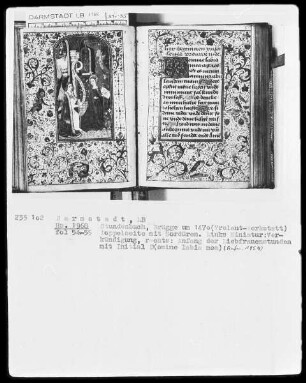 Tagzeiten und Gebete — Verkündigung, Folio 54verso