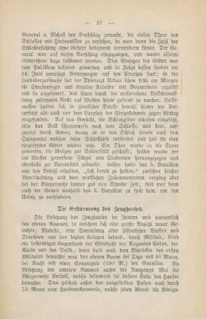 Die Erstürmung des Zeughauses