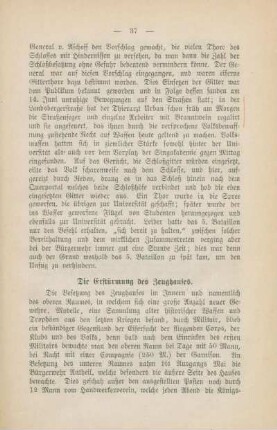 Die Erstürmung des Zeughauses