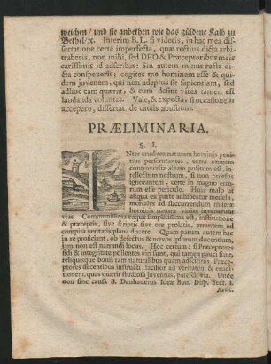 Praeliminaria