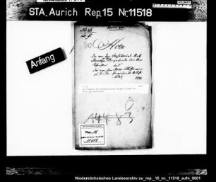 Die Predigten des Konsistorialrats Roentgen in Esens zur Befreiung Deutschlands
