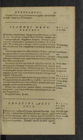 Georcius Agricola.