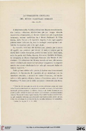 21: La collezione cristiana del museo nazionale romano