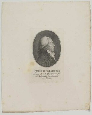 Bildnis des Pierre Louis Roederer