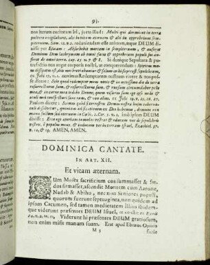 Dominica Cantate.