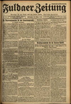 Ausgabe vom Mittwoch, den 24. März 1926.