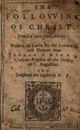The following of Christ