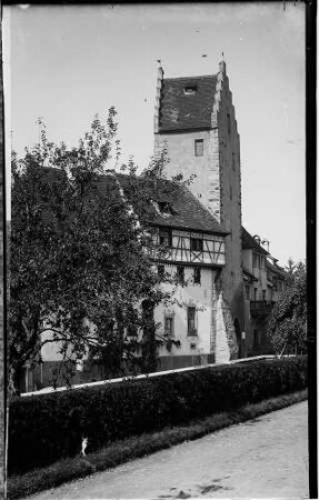 Meersburg Stadtbefestigung Oberstadt - Obertorturm Außenansicht