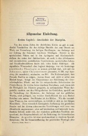 Lehrbuch der praktischen Theologie, 1. Allgemeine Einleitung [u.a.]