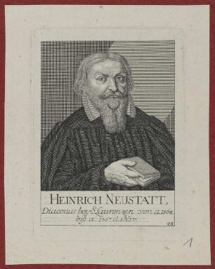 Bildnis des Heinrich Neustatt