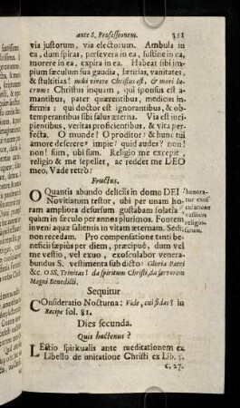 351-358, Meditatio I