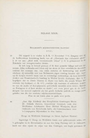 Bijlage XXIX. Bollmann's mijnbouwkundig rapport, 1731