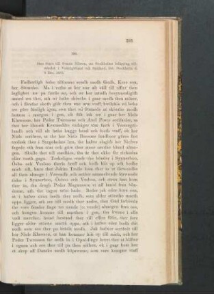 196. [Sten Sture till Svante Nilsson om Atockholms belägring, tillståndet i Vestergötland och i Småland, dat. Stockholm den 4 Dec. 1501.]