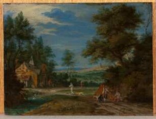 Landschaft mit Jägern