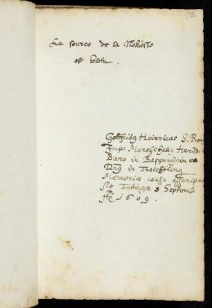 73r, Pappenheim, Gottfried Heinrich zu
