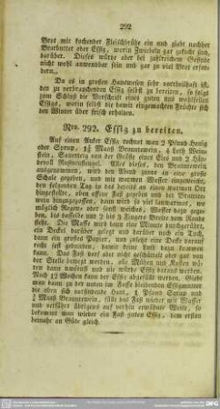 Essig zu bereiten