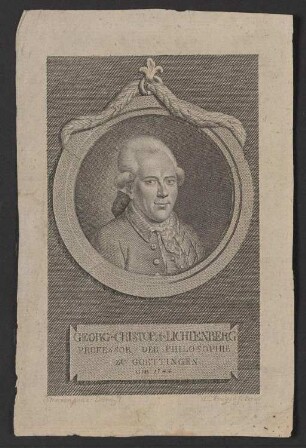 Porträt Georg Christoph Lichtenberg (1742-1799)