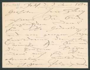 Brief an Martin Levy : 03.01.1880
