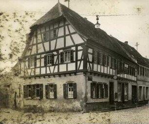 Gasthaus zum grünen Baum, Fachwerk