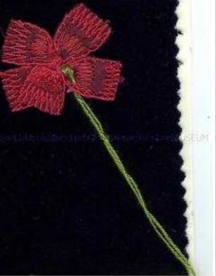 WHW-Abzeichen, Blumen: Nelke, Straßensammlung im Gau 35 Tirol-Vorarlberg von Januar 1941
