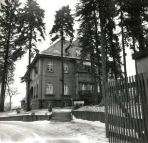 Reichenbach (Vogtland), Johannesgasse 4. Wohnhaus (2. H. 19. Jh.). Gartenansicht