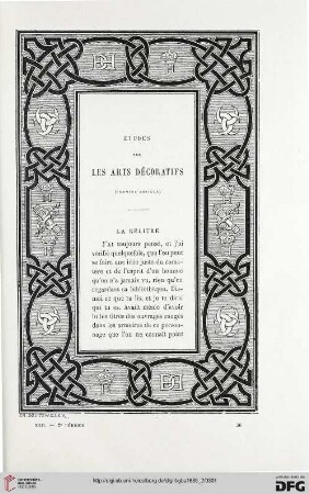 2. Pér. 22.1880: Études sur les arts décoratifs, 1 : la reliure