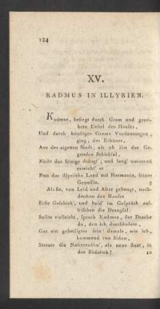 XV. Kadmus in Illyrien