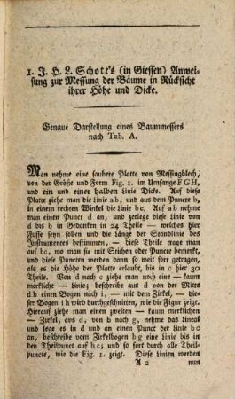 Neues Forst-Archiv zur Erweiterung der Forst- und Jagd-Wissenschaft und der Forst- und Jagd-Literatur. 30, 30 = Bd. 13. 1807