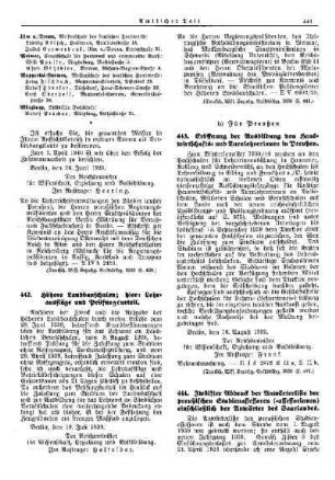 Eröffnung der Ausbildung von Hauswirtschafts- und Turnlehrerinnen in Preußen : [Erziehung] ; [Für Preußen] ; [Amtliche Erlasse] ; [Amtlicher Teil]