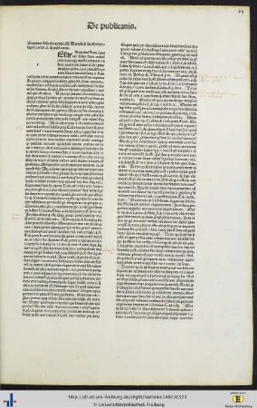 Solemnis repetitio domini Bartoli de saxoferrato