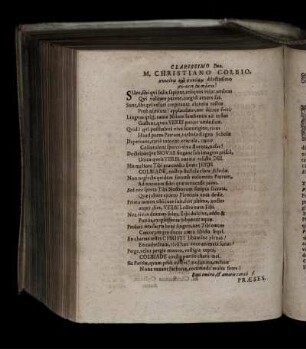 Gedicht des Praeses für den Respondenten