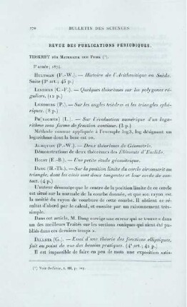 Revue bibliographique.