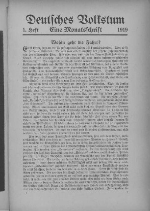 Wohin geht die Fahrt?