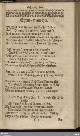 Ehren-Gedicht