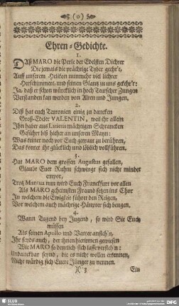 Ehren-Gedicht